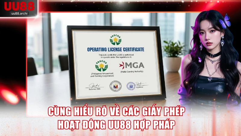 Cùng hiểu rõ về giấy phép hoạt động UU88 hợp pháp được công nhận