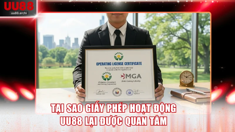Tại sao giấy phép hoạt động UU88 lại được quan tâm