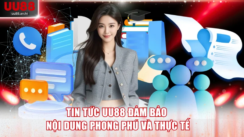 Tin tức UU88 đảm bảo nội dung phong phú và thực tế